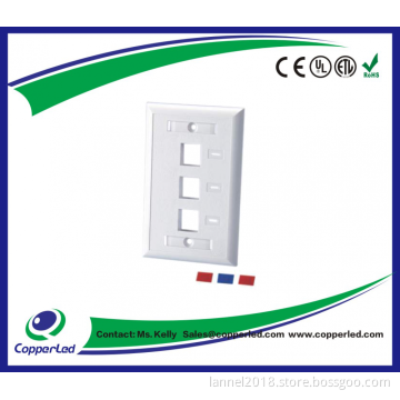 American Type Faceplate 3 Ports